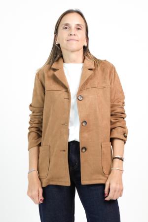 BLAZER DE GAMUZA