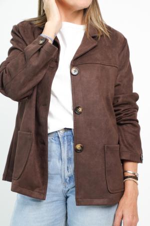 BLAZER DE GAMUZA
