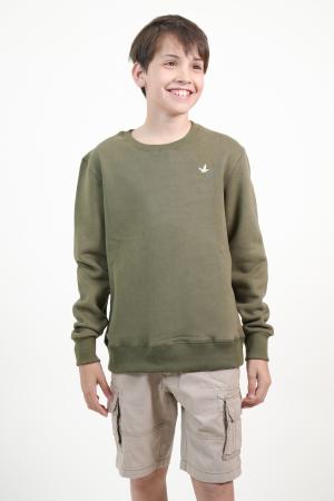 BUZO FELPA K 40 VERDE OLIVA 16