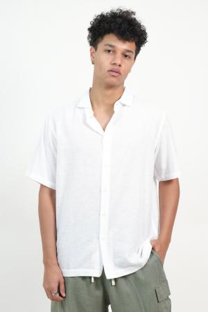 CAMISA BASICA MANGA CORTA LINO