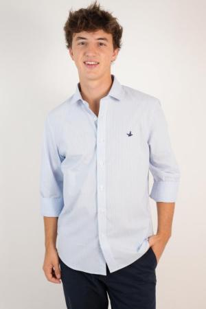 CAMISA FIL A FIL CUELLO DURO