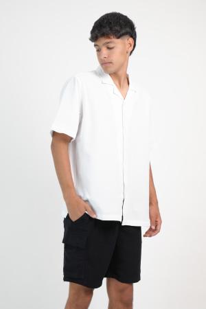 CAMISA LINO MANGA CORTA