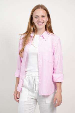 CAMISA MANGA LARGA LINO MUJER