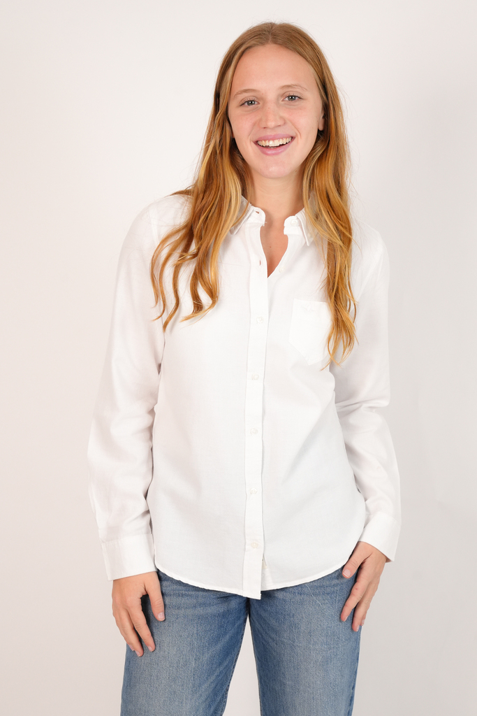 spf 1. T. Oxford shirt, spandex Rec, Lichtblauw, 42