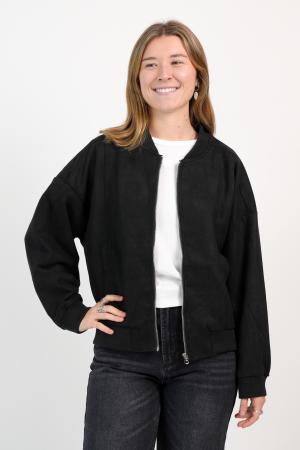 CAMPERA BOMBER GAMUZA MUJER