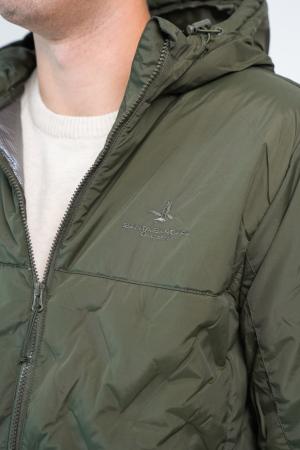 CAMPERA CAPUCHA TASLON SILVER
