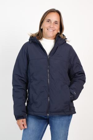 CAMPERA CAP TASLON TECH SILVER MUJER