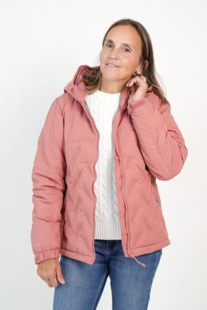 CAMPERA CAP TASLON TECH SILVER MUJER