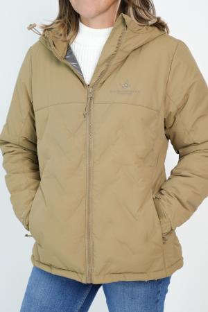 CAMPERA CAP TASLON TECH SILVER MUJER