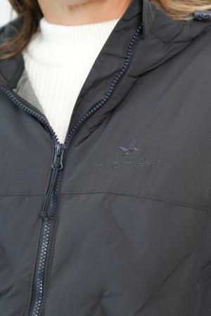 CAMPERA CAP TASLON TECH SILVER MUJER