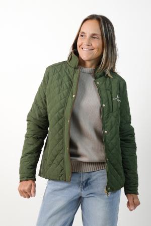CAMPERA CAPITONEADA ROMBOS MUJER