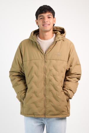 CAMPERA CAPUCHA TASLON SILVER