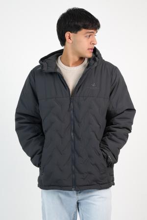 CAMPERA CAPUCHA TASLON SILVER