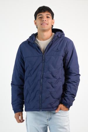 CAMPERA CAPUCHA TASLON SILVER