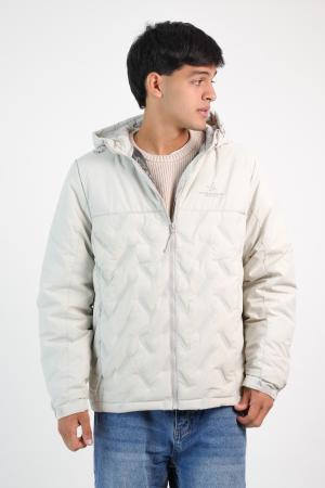 CAMPERA CAPUCHA TASLON SILVER