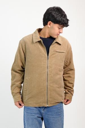 CAMPERA DE PANA CON CIERRE