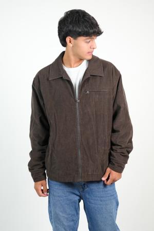 CAMPERA DE PANA CON CIERRE