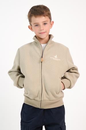 CAMPERA DUO ALGODÓN Y MICROPOLAR NIÑO