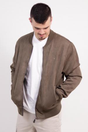 CAMPERA GAMUZA BOMBER DE HOMBRE