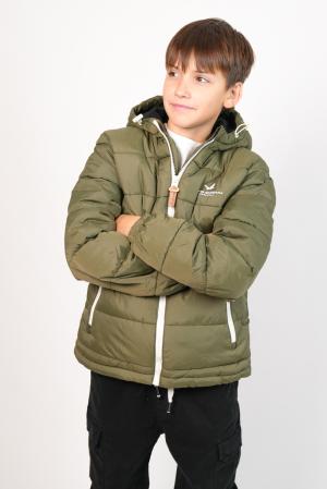 CAMPERA INFLADA K 7C VERDE MILITAR 4