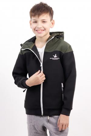 CAMPERA SOFTSHELL COMBINADA VERDE MILITARNEGRO 10