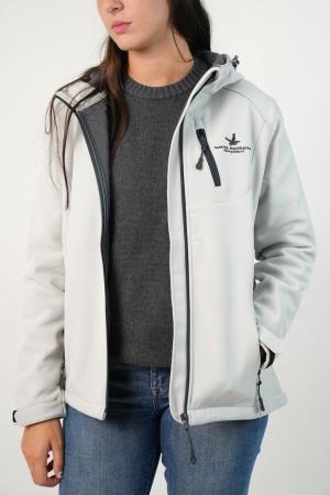 CAMPERA SOFTSHELL CON CAPUCHA MUJER