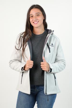 CAMPERA SOFTSHELL CON CAPUCHA MUJER FOSIL L