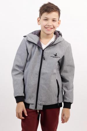 CAMPERA SOFTSHELL CON PUO GRIS MELANGE 6