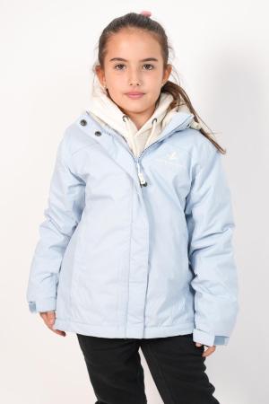 CAMPERA TASLON TECH INFANTIL CELESTE  4