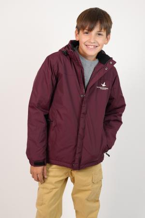 CAMPERA TASLON TECH INFANTIL BORDO 16
