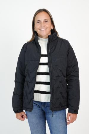 CAMPERA TASLON TECH SILVER MUJER