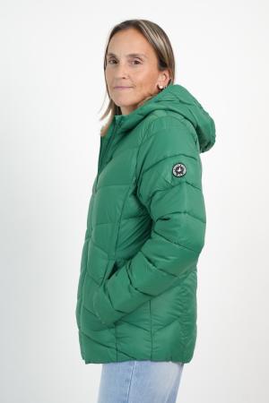 CAMPERA ULTRALIVIANA CCAPUCHA SILVER MUJER
