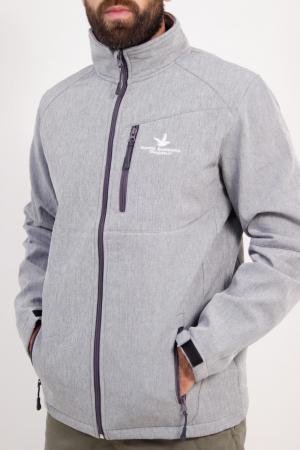 CAMPERA SOFTSHELL GRIS MELANGE XS