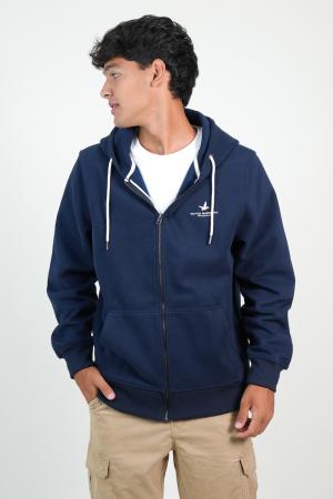 CANGURO FELPA CON CIERRE