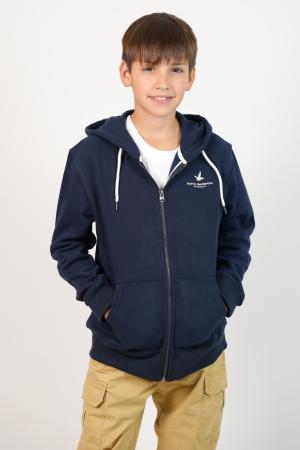 CANGURO FELPA CON CIERRE NIÑO MARINO 6