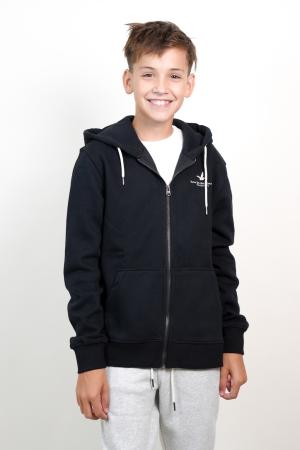 CANGURO FELPA CON CIERRE NIÑO NEGRO 16