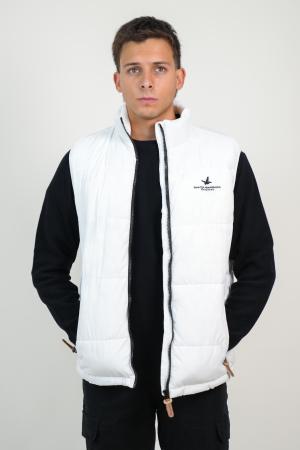 CHALECO INFLADO DE HOMBRE BLANCO S