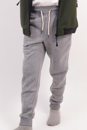 JOGGER CON FELPA NINO GRIS MELANGE 4