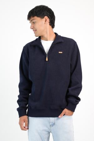 MEDIO CIERRE DUO ALGODÓN Y MICROPOLAR