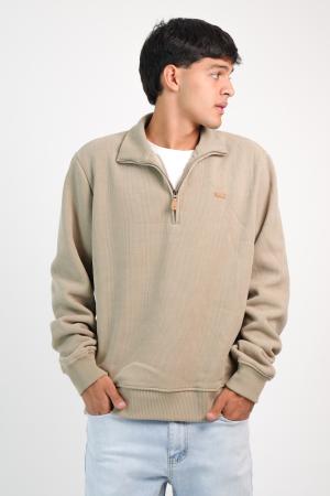 MEDIO CIERRE DUO ALGODÓN Y MICROPOLAR