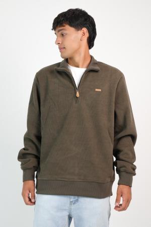 MEDIO CIERRE DUO ALGODÓN Y MICROPOLAR