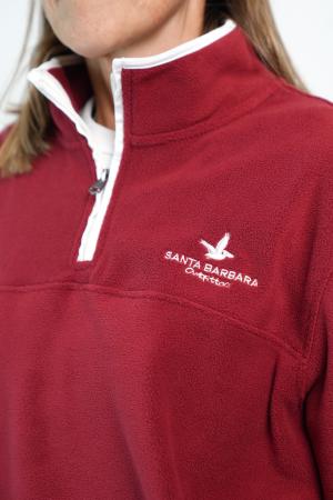MEDIO CIERRE POLAR COMBINADO MUJER