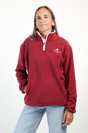 MEDIO CIERRE POLAR COMBINADO MUJER