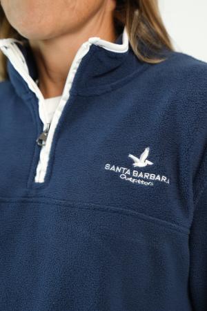 MEDIO CIERRE POLAR COMBINADO MUJER