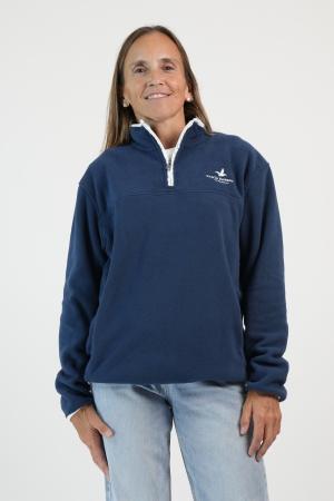 MEDIO CIERRE POLAR COMBINADO MUJER