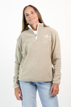 MEDIO CIERRE POLAR COMBINADO MUJER VISON L