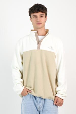 MEDIO CIERRE POLAR DOS COLORES