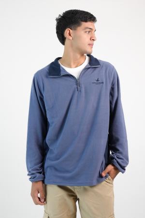 MEDIO CIERRE POLAR LIVIANO COMBINADO