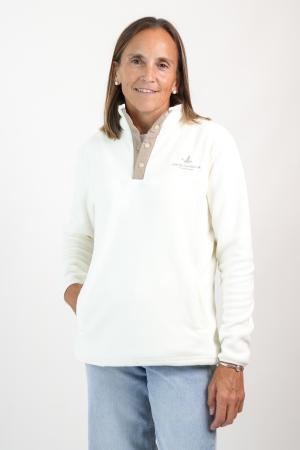 MEDIO CIERRE POLAR MUJER NATURAL S