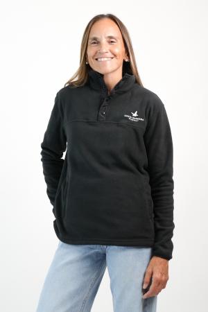 MEDIO CIERRE POLAR MUJER NEGRO XL